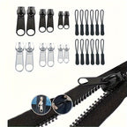 12pcs Instant Zipper Repair Kit - Multiple Sizes Universal Design
