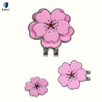 Caiton Magnetic Rose Flower Golf Hat Clip - Anti-Rust Durable