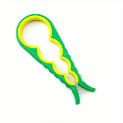 1pc Multifunctional Lid Opening Tool Four-in-one Twisting Lid Opening Canning Device Labor-saving Lid Opener Kitchen Life Supplies Bottle Opener Can Opener