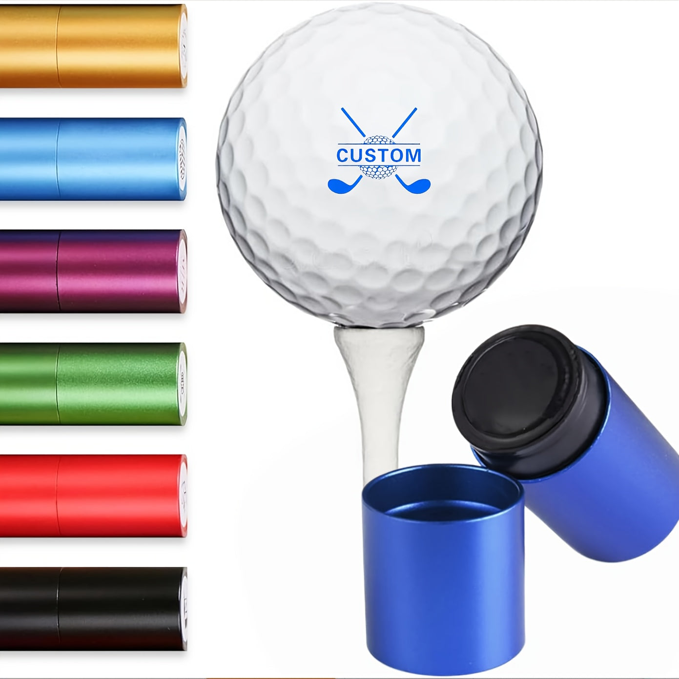 Reusable Golf Ball Marker - Numbered 1-9 & Lettered A-Z