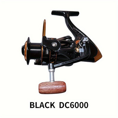 100kg Max Drag Spinning Fishing Reel - 13 Ball Bearings, 5.2:1 Gear Ratio, 130LBS/100kg Capacity