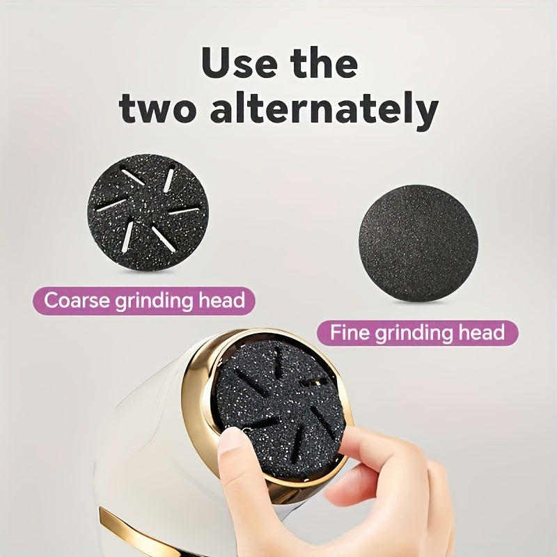 MIGUAN Rechargeable Electric Remover Machine - Portable Digital Foot & Hand File with LCD Display, Professional Pedi Care for Cracked Heels, Dead Beige, Pedicure, Ideal Gift for Diabetics & Sensitive - The Superior Findings Depot