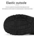 MAINALUN Men's All-Season High-Top Hiking Boots - Heavy-Duty