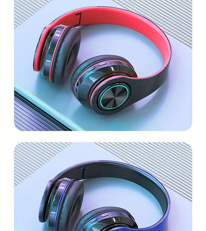 39 Luminous Wireless Headphones with Plug-in, Wired and Wireless Multifunctional Use - The Superior Findings Depot