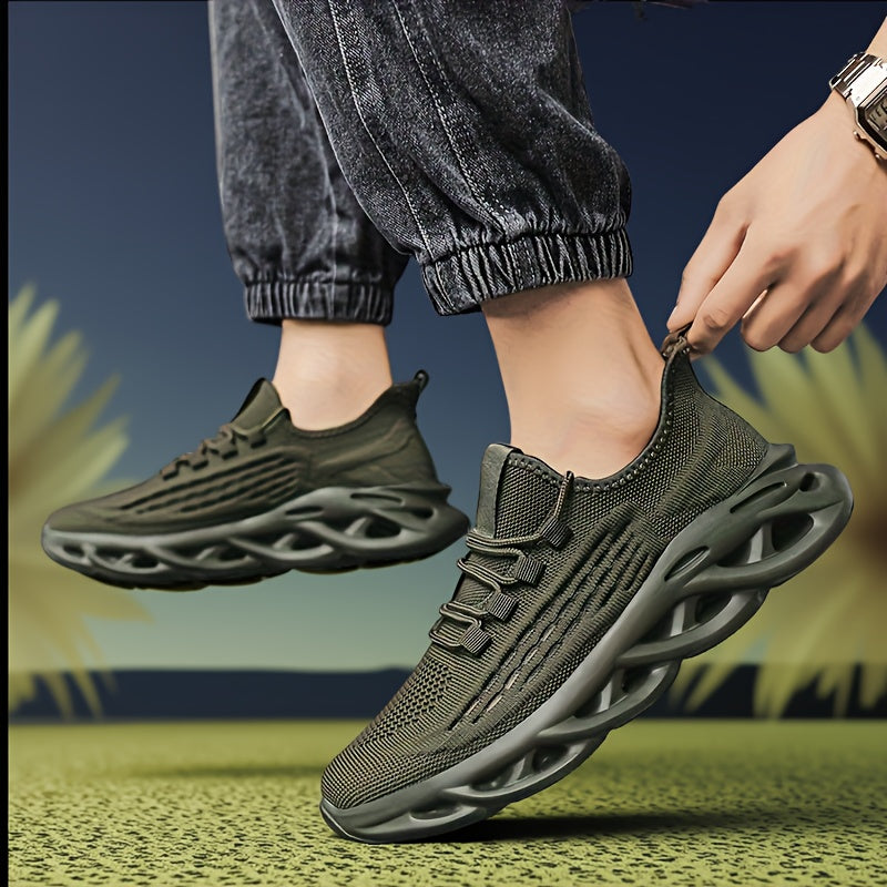 Men's Breathable Mesh Shoes - Soft Sole Shock Absorption Lightweight