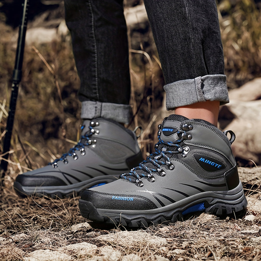 Men's High-Top Outdoor Sports Shoes - Trail Running & Hiking