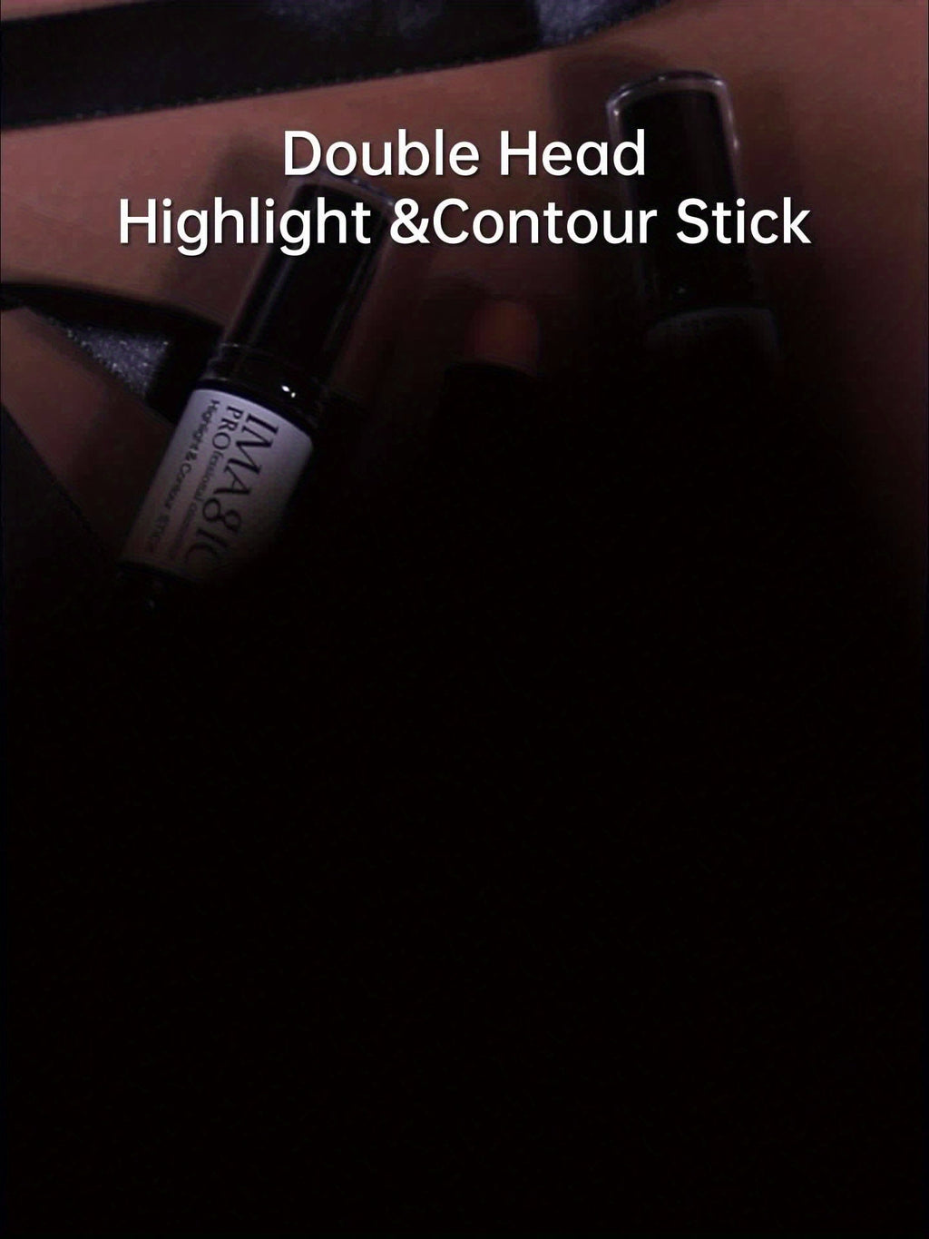 IMAN OF MAGIC Dual-Ended Concealer & Contour Stick - Waterproof, Natural Finish for All Skin Tones | Highlights & Conceals Blemishes, Dark Circles, Shadows Nose & Cheeks | Versatile Makeup Stick with Pink & Brown Shades - The Superior Findings Depot