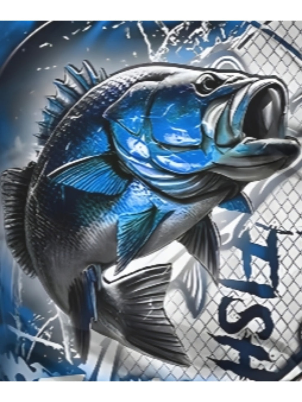 Men'S 3D Printed Fish T-Shirt | Suitable for Summer Outdoor Activities, Fishing, and Cycling | Crew Neck, Regular Fit, Slight Stretch Fabric