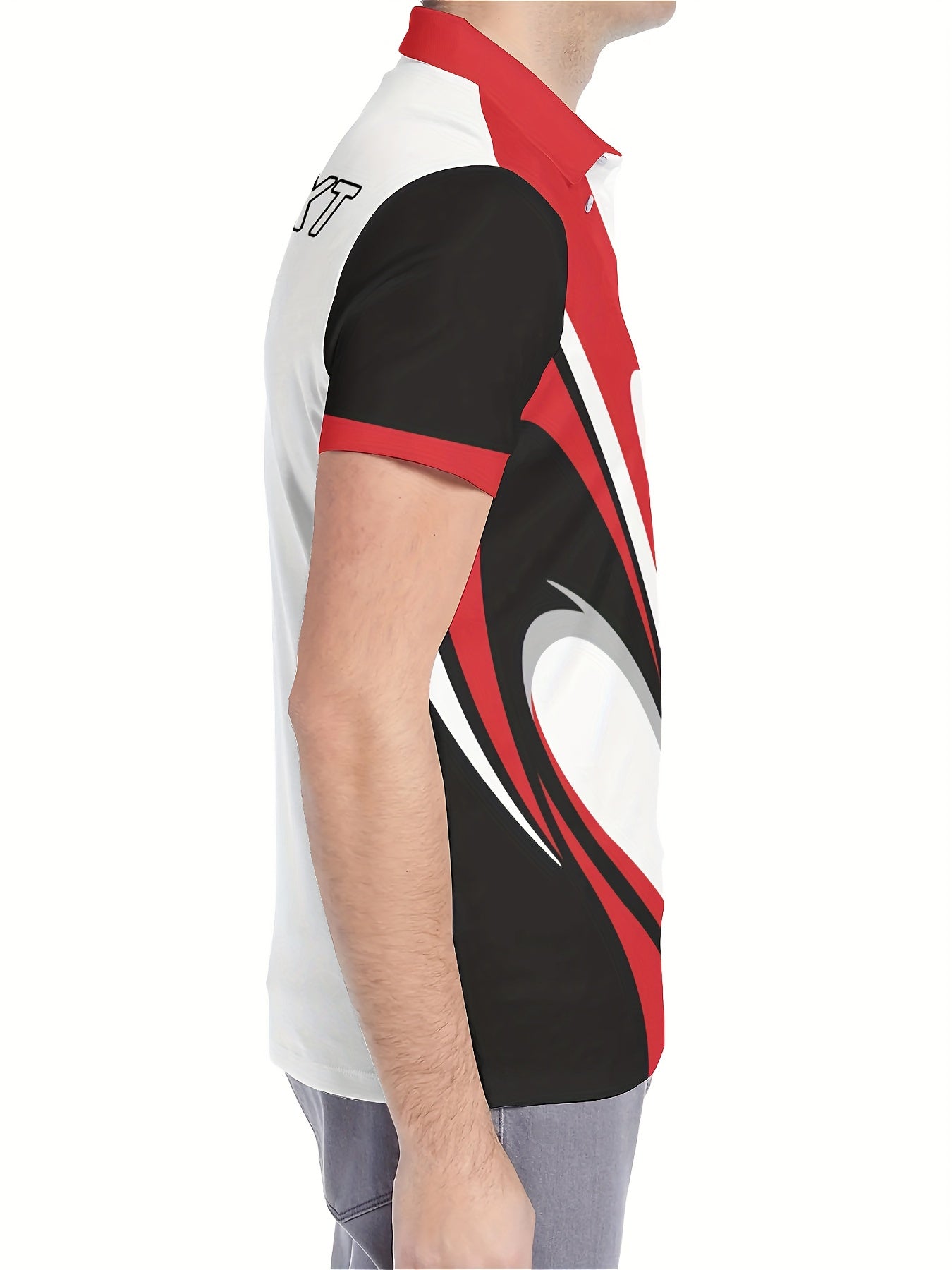 Men's Custom 3D Printed Shirt - Personalized Design & Name