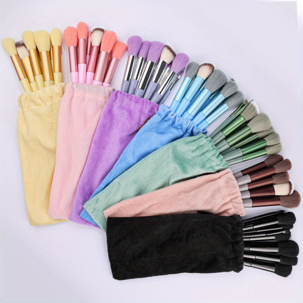 13PCS Soft Fluffy Makeup Brushes Set For Cosmetics Foundation Blush Powder Eyeshadow Kabuki Blending Makeup Brush Beauty Tool - The Superior Findings Depot