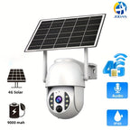 JOOAN Outdoor Solar Wireless Security Camera with 2G/3G/4G, Full HD Night Vision, Motion Tracking Alert, IPX6, Battery, 1296p Resolution, 2-Way Audio, Solar Charging, For Villa, Farm, Farm Surveillance, Modern Surveillance, D - The Superior Findings Depot