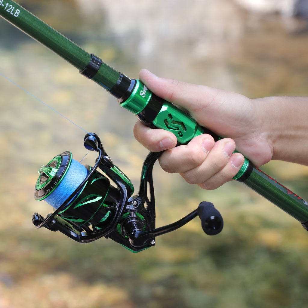 Sougayilang Spinning Fishing Reel - Lightweight 6, 2:1 High-Speed Gear Ratio, Aluminum Alloy Construction, Ergonomic Handle & Adjustable Drag, Mixed Colors for Freshwater & Saltwater Fishing, Ideal Gift for Anglers, Fishing R - The Superior Findings Depot