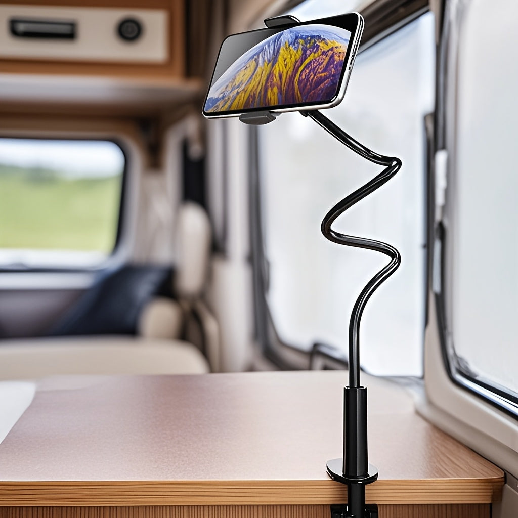 [360° TV Stand] 360° Omnidirectional TV Stand Mobile Phone Stand | A Thick Bathroom TV Stand with Adjustable Direction Angle for Lazy People | Available for RV, Office, Bedside, Home Use - The Superior Findings Depot