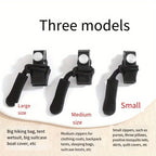 Set of 6 Universal Black Zipper Replacements - Detachable No Sewing