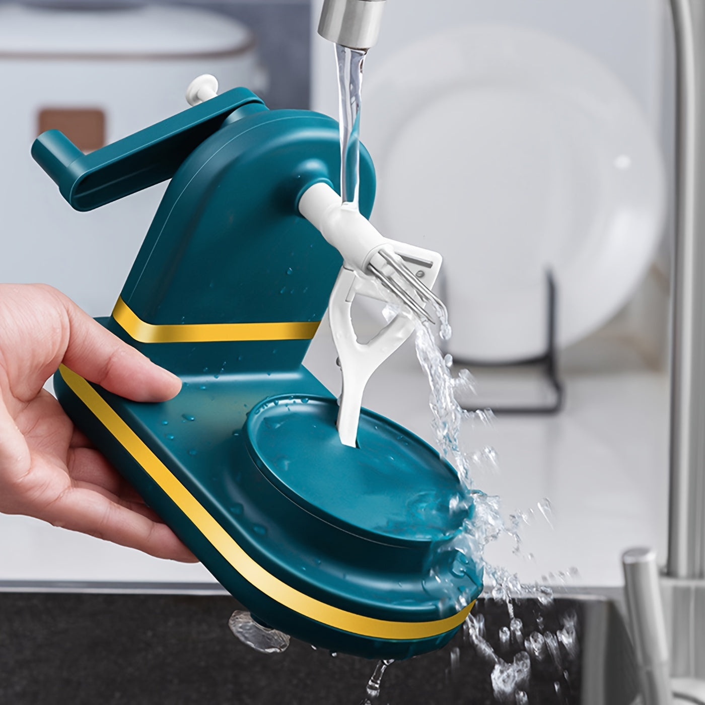 1pc Fruit Peeler Multifunctional Manual Peeler - Stainless Steel