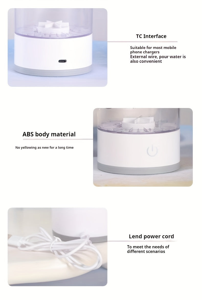 USB-Powered Makeup Brush Cleaner - Battery-Free, Odorless, Essential Beauty Tool Accessory, for Return School - The Superior Findings Depot