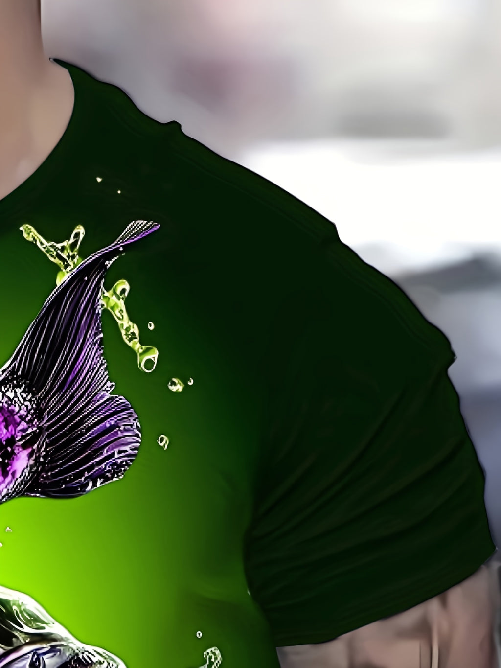Men's Summer Creative Fashion 3D Digital Print T-Shirt