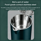 Electric Kettle Quiet, Double Wall Hot Water Boiler BPA-Free, Quiet Boil And Cool Touch Tea Kettle, Cordless with Auto Shut-Off & Boil Dry Protection, 1500W Fast Boiling, Stylish Kitchenware, Reliable Performance, Sturdy Inte - The Superior Findings Depot