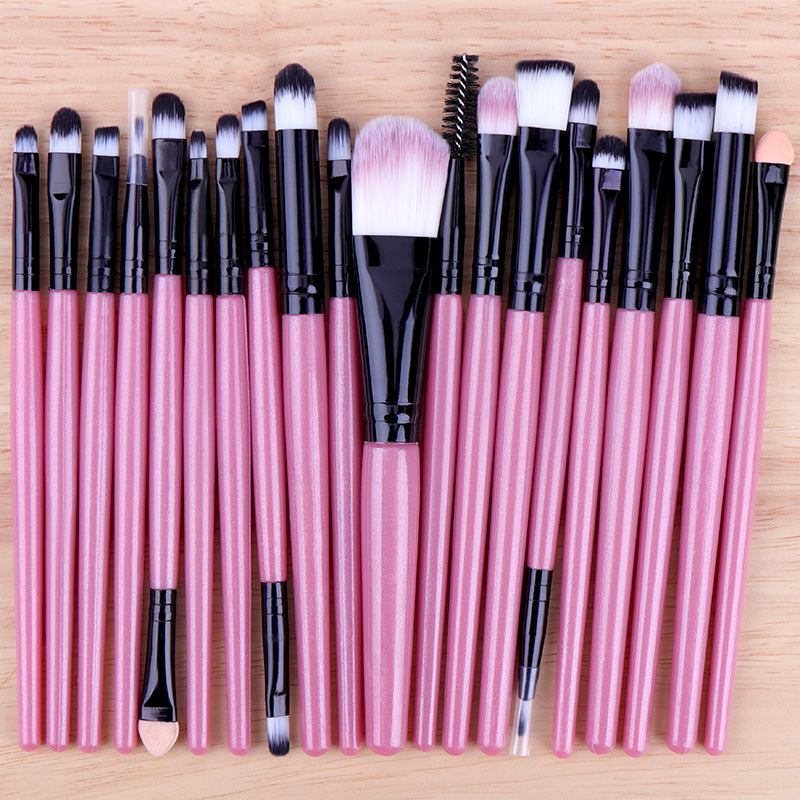 20-Piece Professional Eye Makeup Brush Set - Perfect for Creating Flawless Looks! - The Superior Findings Depot