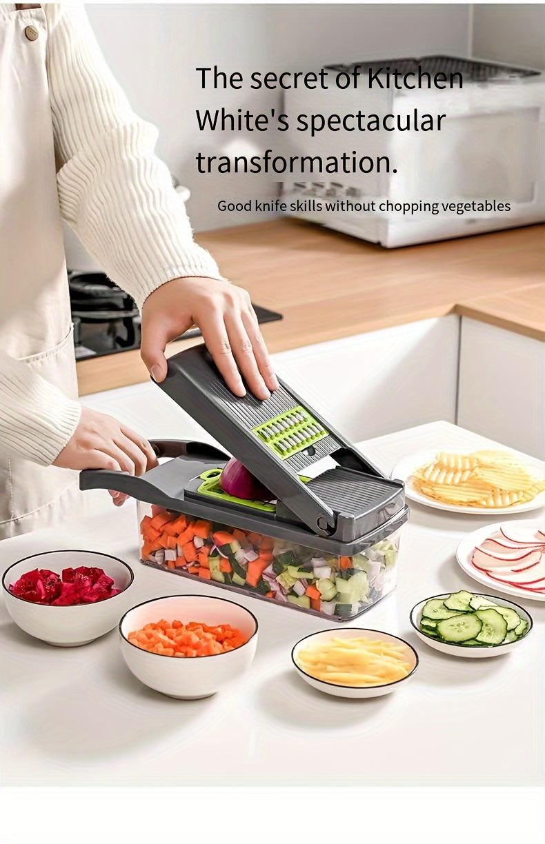 Vegetable Shredder Set - 6/16 Pieces Multifunctional Food Grater