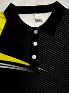 Men's Color Blocked Short Sleeve Golf Shirts - Casual Regular Fit