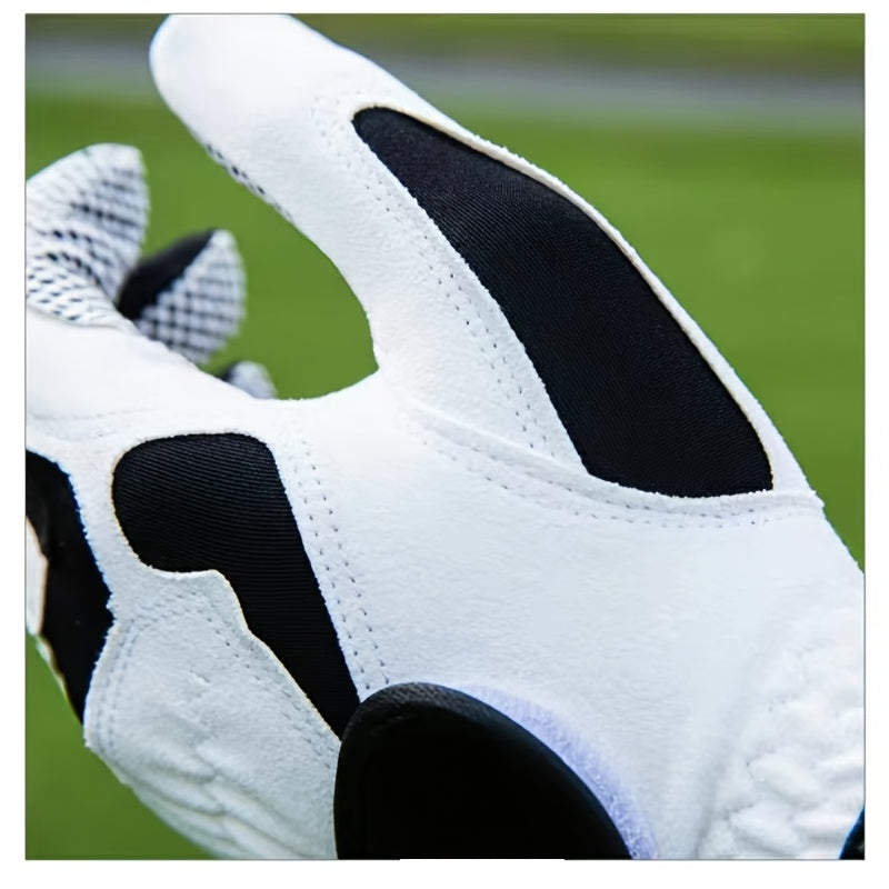 1 Golf Glove | Breathable, Elastic, Non-Slip, Wear-Resistant, Unisex, Single-Handed, Left or Right, Polyester Fiber
