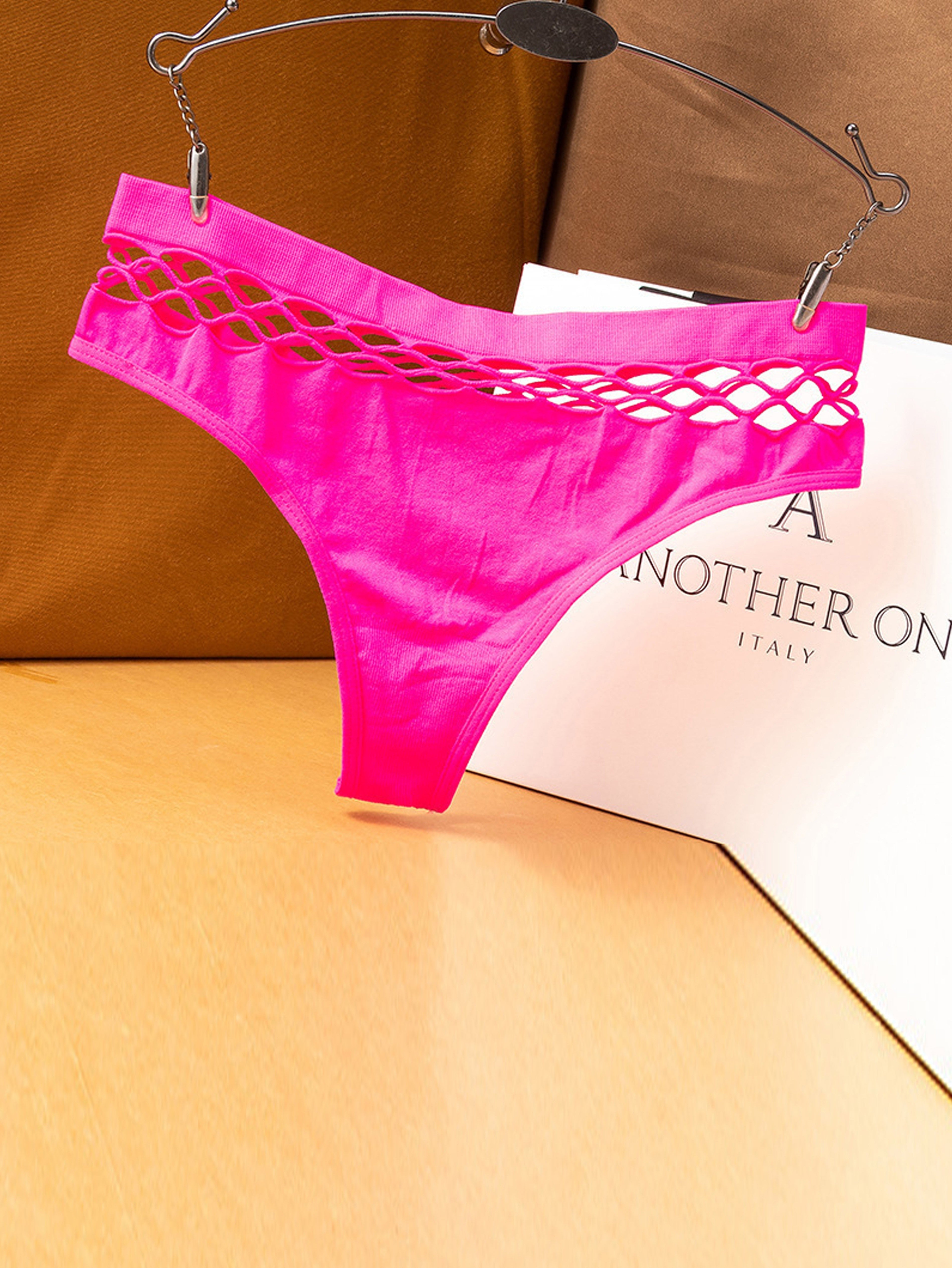 Ultra-Soft Womens Thong Panties - Seamless & Stretchy with Fashionable Cut Out Design - breathable Intimates for a Seamless Underwear Experience - Everyday Luxury Lingerie - The Superior Findings Depot