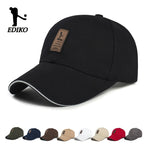 EDIKO Adjustable Trucker Cap - Black, Cotton, One Size Fits Most, Adjustable Snap Closure, Ideal for Golf, Outdoor, and Casual Wear, Outdoor Headwear | Adjustable Headgear | Cotton Headgear - The Superior Findings Depot