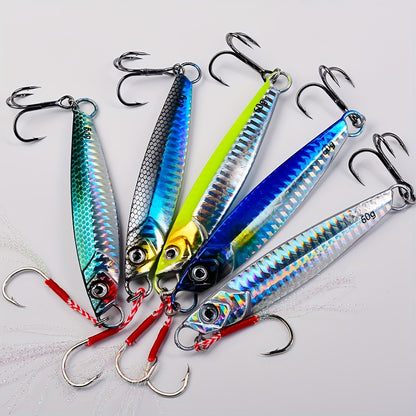 I-17g-60g PROBEROS I-Premium Metal Jig Fishing Lure - Osayizi Abahlukahlukene Be-Bass, i-trout nokuningi nge-Long Casting Distance