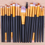 20-Piece Professional Eye Makeup Brush Set - Perfect for Creating Flawless Looks! - The Superior Findings Depot