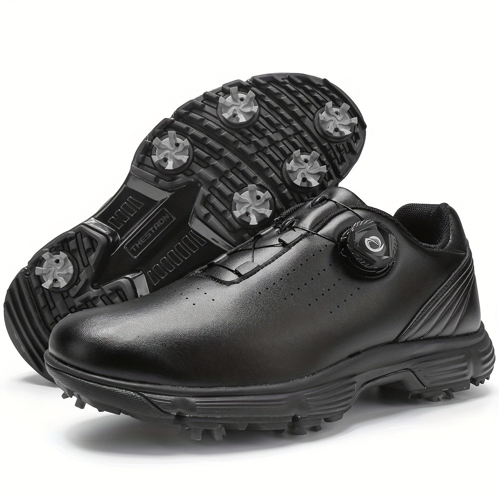 THESTRON Men's Lightweight Golf Shoes - Non-Slip TPU Sole