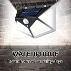 New 100LED wall sensor light, intelligent light sensor, solar charging, brightness automatic adjustment, outdoor solar sensor light, four side luminous human sensor wall light - The Superior Findings Depot