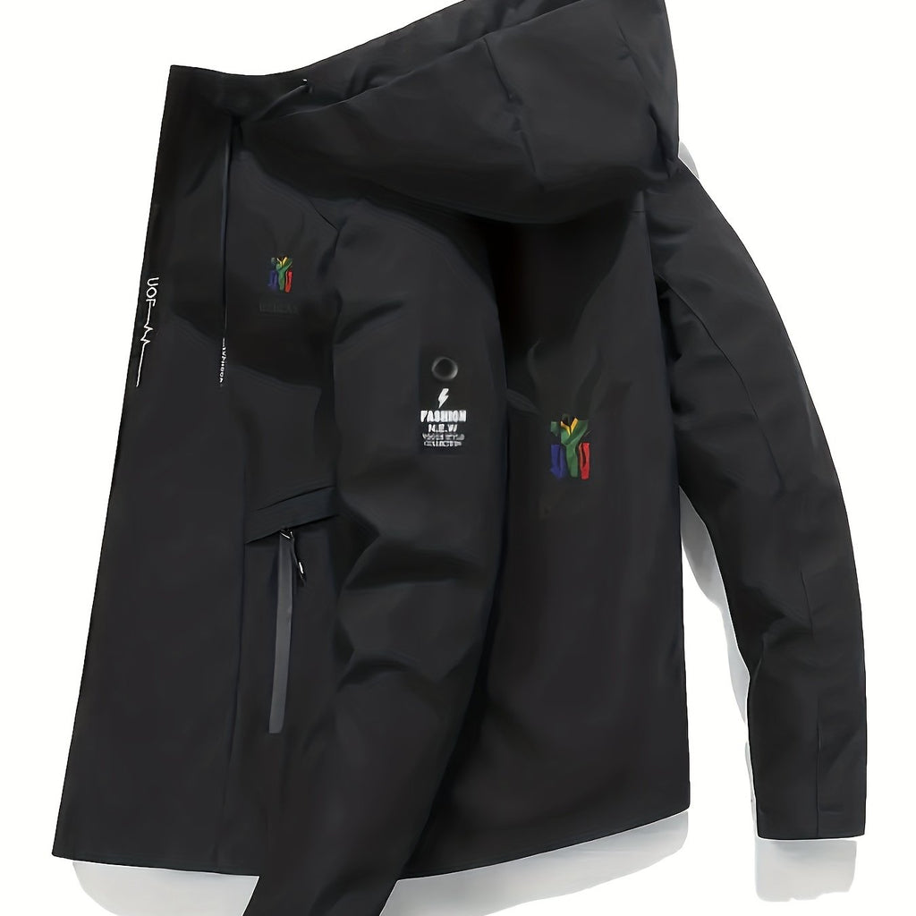 BOKKE Men's Lightweight Pilot Jacket - African Wildlife Print