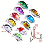 56pcs Fishing Lures Kit Crankbait Tackle Minnow Popper Pencil Swimbaits Hook Freshwater Saltwater Hard Baits Set for pike carp bass fishing christmas gift for man - The Superior Findings Depot