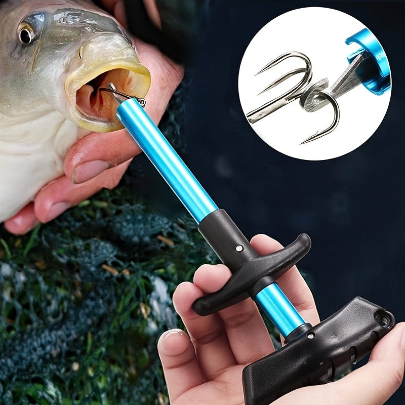 1pc Easy-to-Use T-Shaped Fish Hook Remover Tool - Quick and Painless Hook Removal with Ergonomic Design for Comfortable Grip - Perfect for Freshwater and Saltwater Fishing - The Superior Findings Depot