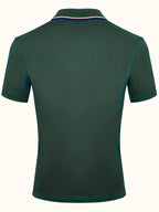 K-WAY Men's Casual Short Sleeve Shirt - Olive Green