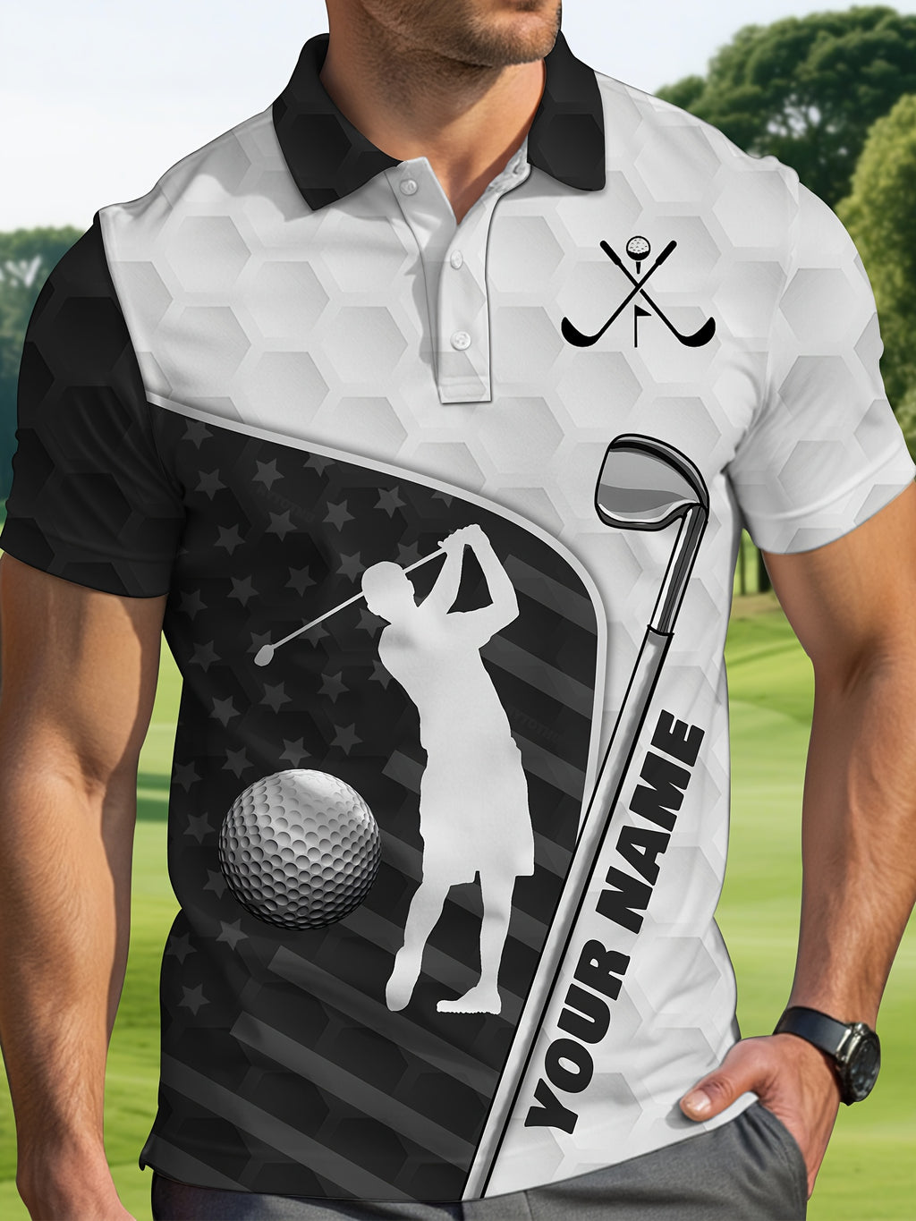 Custom Men's Shirt - Personalized Golf & Casual Wear
