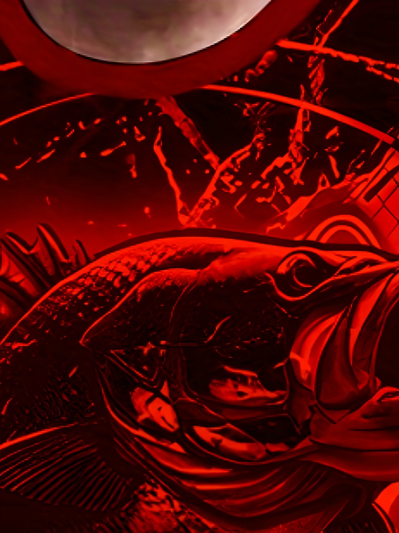 Men'S 3D Printed Fish T-Shirt | Suitable for Summer Outdoor Activities, Fishing, and Cycling | Crew Neck, Regular Fit, Slight Stretch Fabric