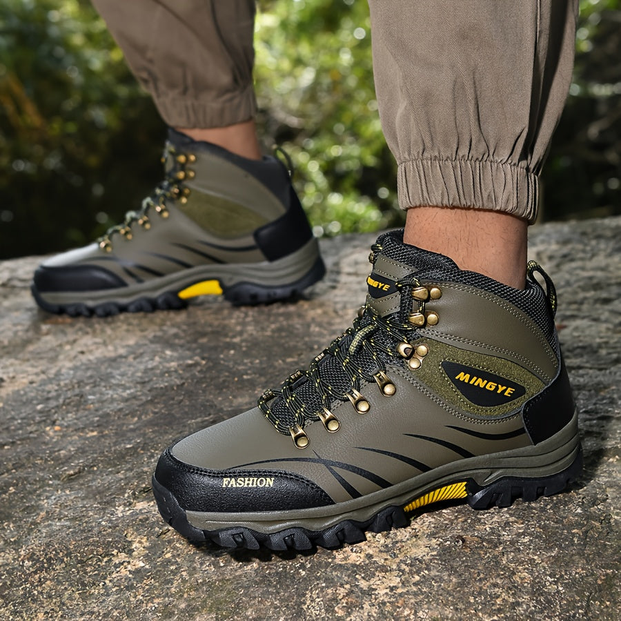 Men's High-Top Outdoor Sports Shoes - Trail Running & Hiking