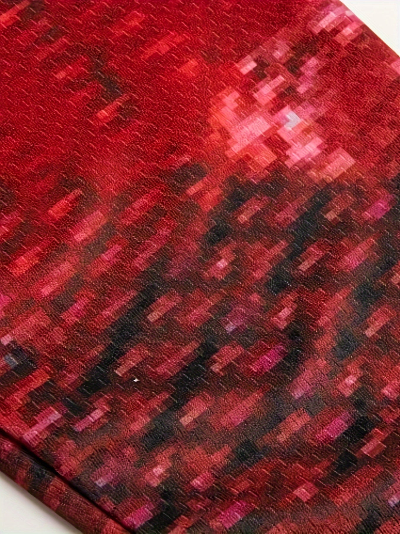 Men's Red Flame & Fish Print Long Sleeve T-Shirt - Quick-Dry