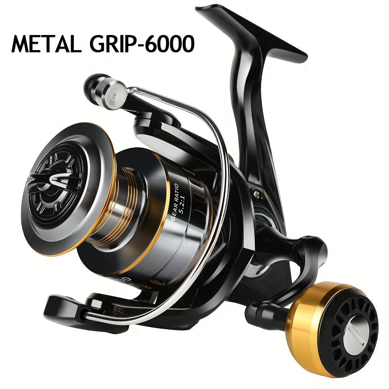 BILLINGS EK 1000~7000 Series, 5.2:1 Gear Ratio, 26LB Max Drag, Aluminum Alloy Metal Spool, Spinning Fishing Reel, For Freshwater Saltwater, Ambidextrous, Rotating, PA (Polyamide, Nylon) Major Material, Mixed Color, 1 Product - The Superior Findings Depot
