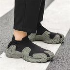 Men's Stylish Casual Shoes - Trendy Sock-Like Design Slip-On