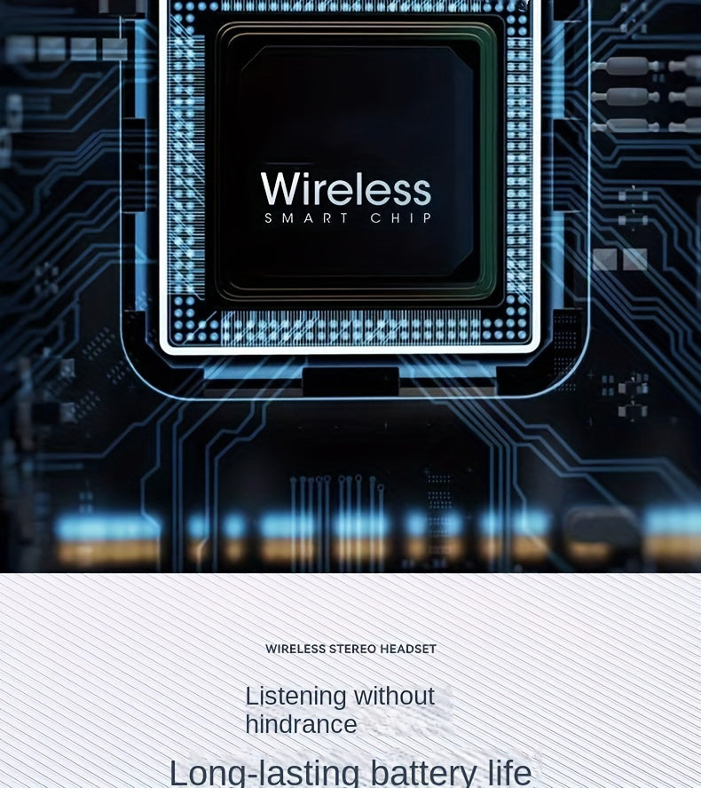 39 Luminous Wireless Headphones with Plug-in, Wired and Wireless Multifunctional Use - The Superior Findings Depot