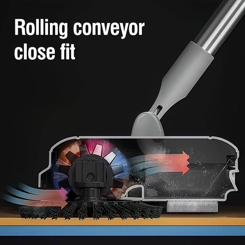 Multifunctional Hand Push Sweeper Set, Cleaning Power for Home, Dry and Wet Dual Use to Remove Trash, Hair, and Dust,, Ideal for Hardwood and Ceramic Tile Floors, A Must-Have Cleaning Tool - The Superior Findings Depot