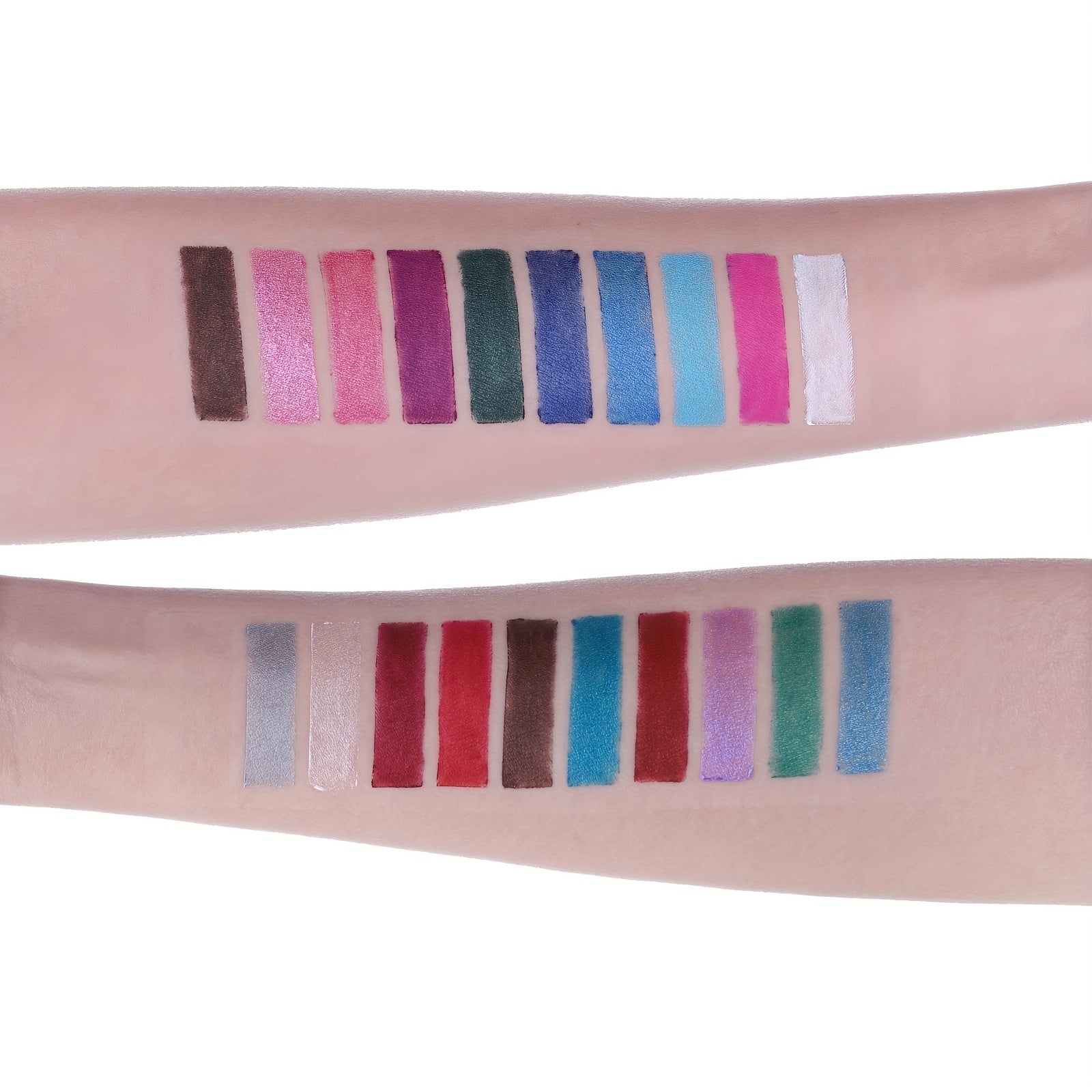 Versatile Eye Makeup Pen, Monochromatic Colored Eyeliner Pencil, Pearl GlitterEyeliner For Women, Creamy Eyeshadow Pencil, Waterproof, Professional Eye Liner/Shadow Makeup For Siren's Eye Look, Daily Makeup, Cosplay And Hallo - The Superior Findings Depot