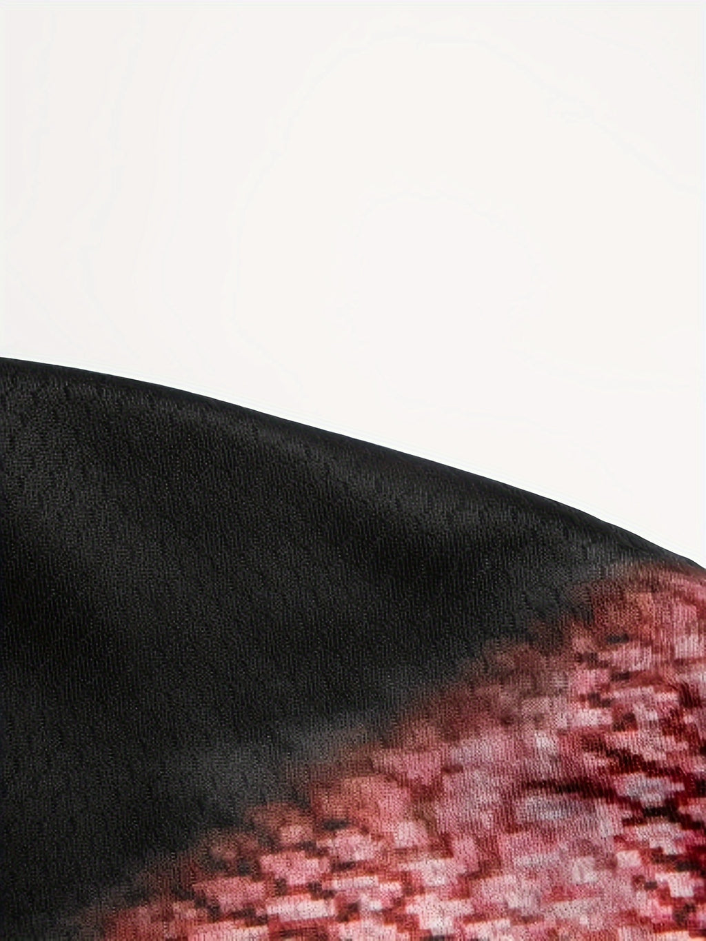 Men's Red Flame & Fish Print Long Sleeve T-Shirt - Quick-Dry