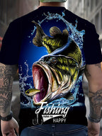 Men's Summer Creative Fashion 3D Digital Print T-Shirt