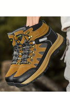MAINALUN Men's All-Season High-Top Hiking Boots - Heavy-Duty
