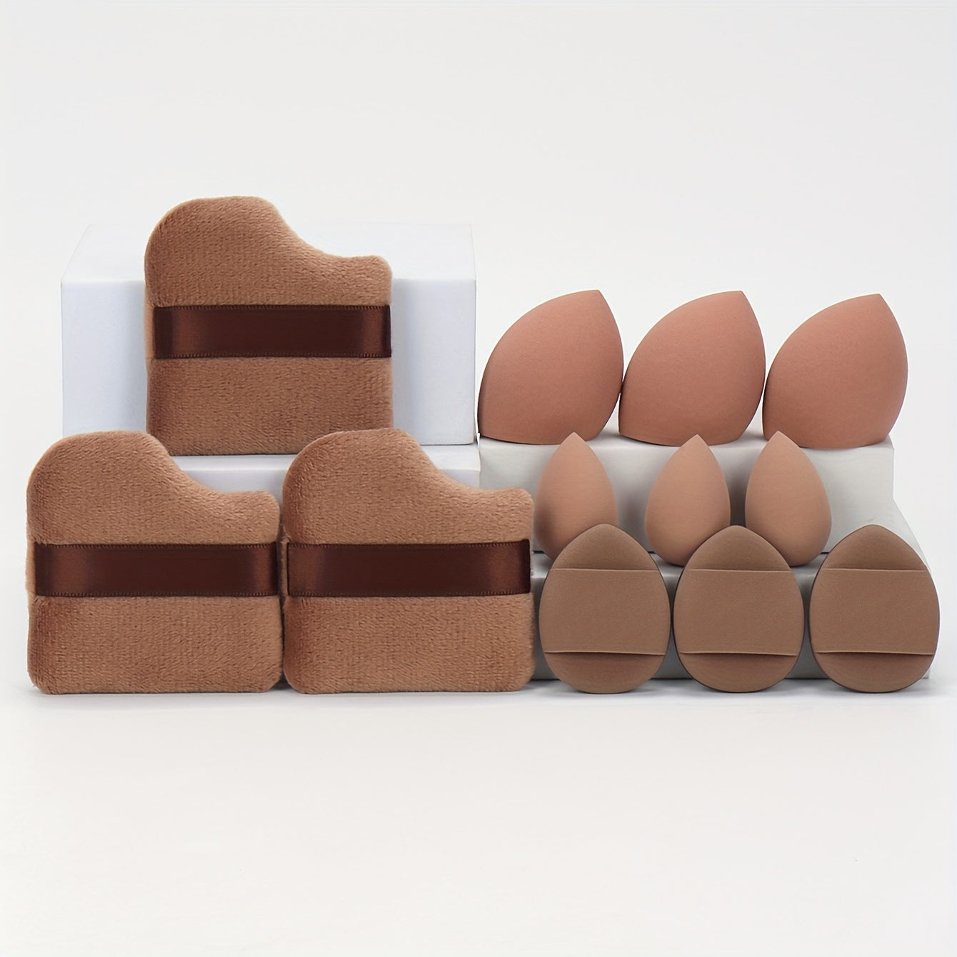 This 12pcs All-Purpose Makeup Sponge Set Includes 3 Loose Powder Puffs, 3 Puffs, 3 Beauty Blenders, And 3 Beauty Blenders. The Foundation Blending Sponge Is Flawless with Liquid, Cream, And Powder Foundations. It'S a Latex-Fr - The Superior Findings Depot