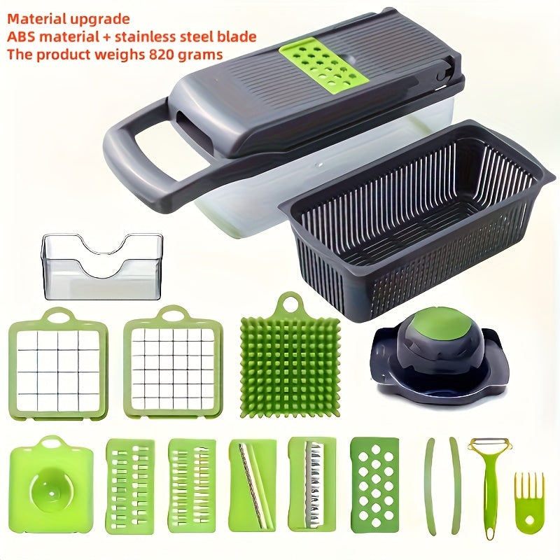 Vegetable Shredder Set - 6/16 Pieces Multifunctional Food Grater